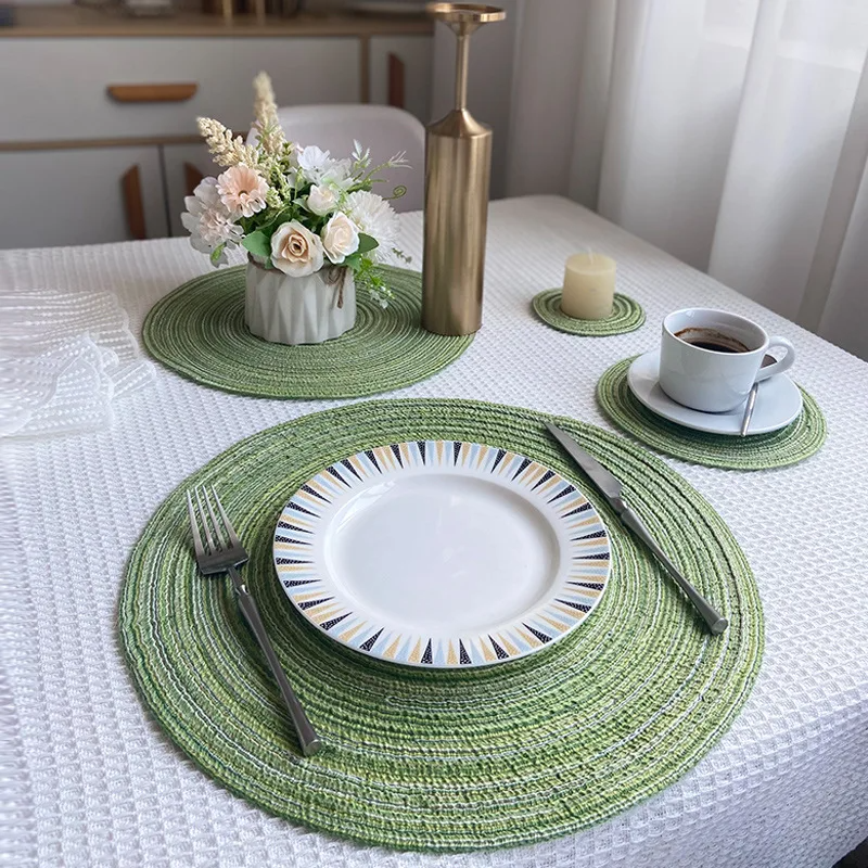 Cotton Yarn Placemat Set