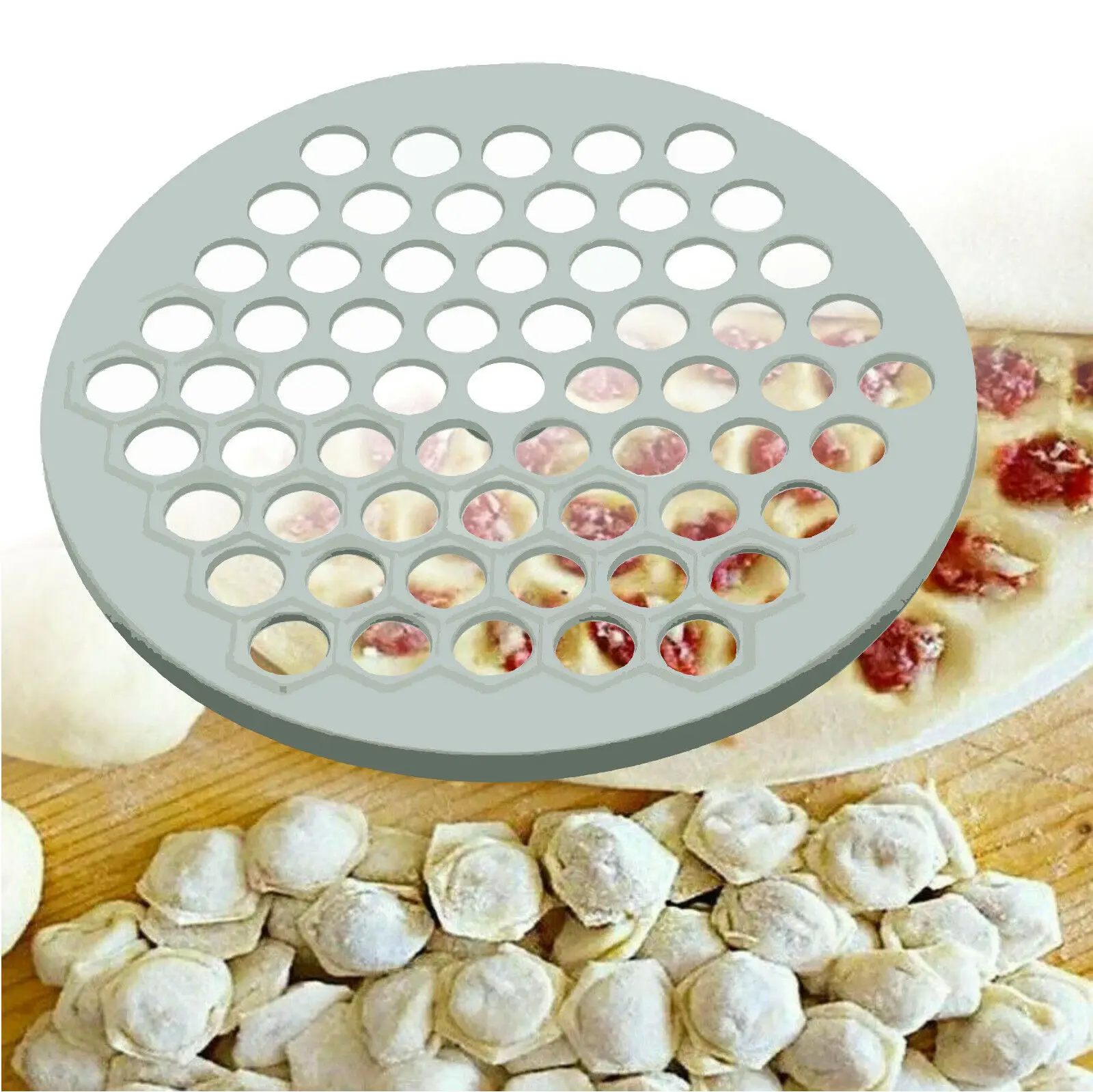 Kitchen Dough Press Ravioli Maker - Easy Batch Production, Dumpling Skin Artifact Mold, Pasta Gadget